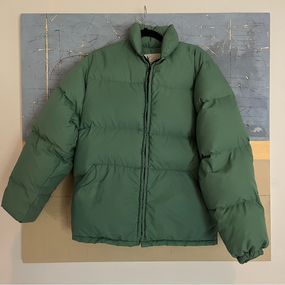 Vintage REI Green Puffer Jacket